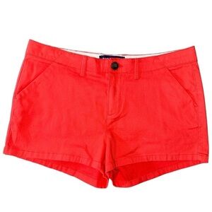 SuperDry NWT Women’s Size 8 Apple Red Cotton Blend Chino Hot Shorts